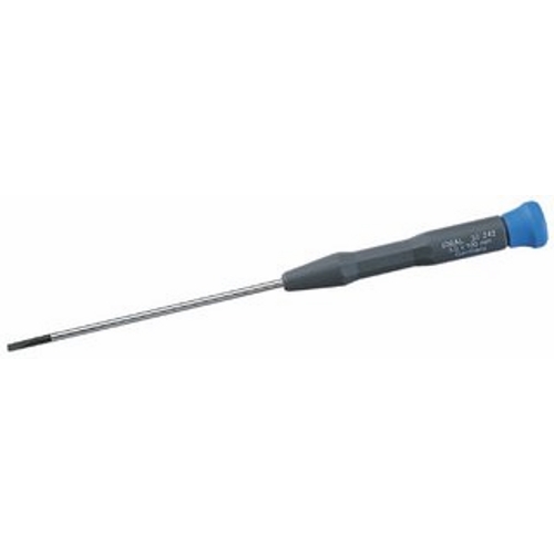 IDEAL, Screwdriver, Slim Electronics, Tip Size: 3/32 IN, Tip Type: Cabinet, Blade Material: Chrome Vanadium Steel Shank