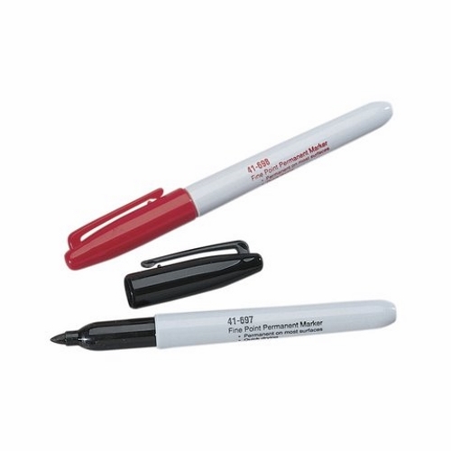 Marking Pen, Black Ink, Nylon, For Use On Write-On Marker Cards And Write-On Cable Tie Marker Plates