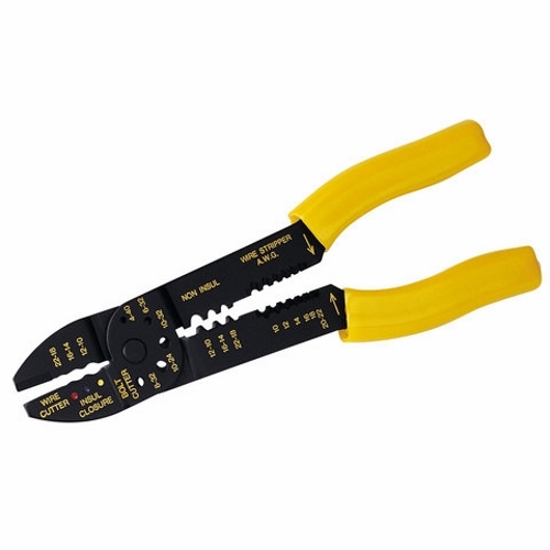 Multi-Crimp/Strip Tool, Capacity: 10 - 22 AWG Wire, Number Of Tools: 1, For Stripping 10 - 22 AWG Wire, Cuts Bolts