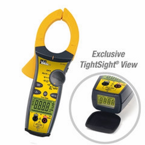 IDEAL, Clamp Meter, TightSight, 770 Series With TRMS, Capacitance, Frequency, Resistance: 0 To 999.9 OHM , 1000 To 9999 OHM At 1.5 PCT + 5 Accuracy, Capacitance: 0 To 999.9 MFD At 5 PCT Plus 15 Accuracy, Display: 4 Digit LCD With 9999 Counts For Both Displays With 41 Segment