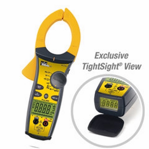 IDEAL, Clamp Meter, TightSight, 770 Series With TRMS, Capacitance, Frequency, Resistance: 0 To 999.9 OHM , 1000 To 9999 OHM At 1.5 PCT + 5 Accuracy, Capacitance: 0 To 999.9 MFD At 5 PCT Plus 15 Accuracy, Display: 4 Digit LCD With 9999 Counts For Both Displays With 41 Segment