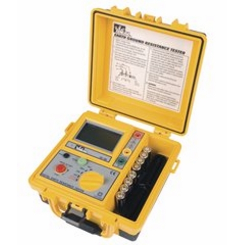 IDEAL, Ground Resistance Tester, 3-Pole, Model: 796, Ground Resistance: 20 - 2000 OHM, Earth Voltage: 300 V, Display: Analog