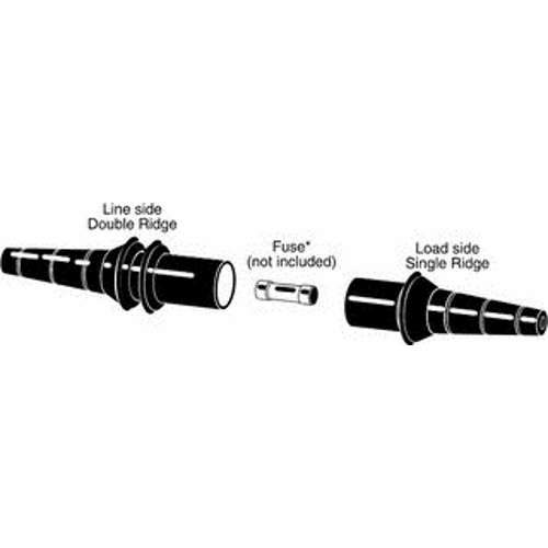 Buchanan, In-Line Phase Kit, Breakaway In-Line Kits, Fused, Voltage Rating: 600 V, Amperage Rating: 1/10 - 30 AMP, Line Side Cable Size: 12 - 6 AWG, Line Side Crimp Type: Copper, Line Side Insulation Diameter: .120 - .430 IN, Load Side Cable Size: 12 - 6 AWG, Load Side Crimp Type: Copper, Load Side Insulation Diameter: .120 - .430 IN