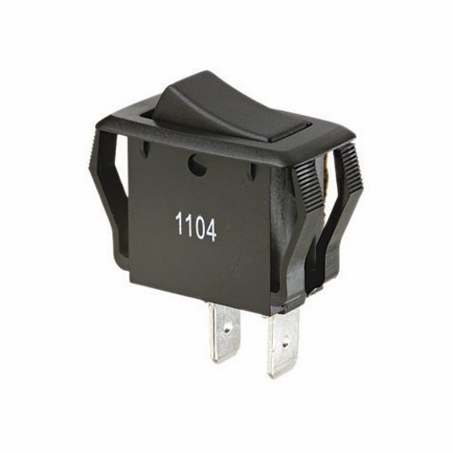 IDEAL, Rocker Switch, Appliance, On-Off, Voltage Rating: 125, 250 VAC, Amperage Rating: 16, 10 AMP, Action: SPST, Number Of Poles: 1, Connection: Spade, 2 Terminals, Size: 1.240 IN Length X 0.680 IN Width X 0.770 IN Height, Operating Temperature: 32 To 185 DEG F, Hp Rating: 1/3 HP At 125 VAC, 1/2 HP At 250 VAC, Panel Cut Outs: 0.550 X 1.120 IN