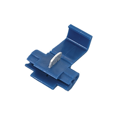 IDEAL, Tap Splice Connector, Size: 16 To 14 AWG, Color: Blue, Voltage Rating: 600 V Max, Temperature Rating: 75 DEG C