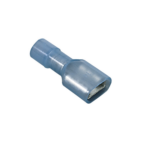 IDEAL, Disconnect Terminal, Fully Insulated, Wire Size: 16 - 14 AWG, Voltage Rating: 300 V, Material: Nylon, Insulation: 0.185 IN Diameter, Connection: Female, Tab Size: 0.250 IN X 032 IN, Temperature Rating: 105 DEG C