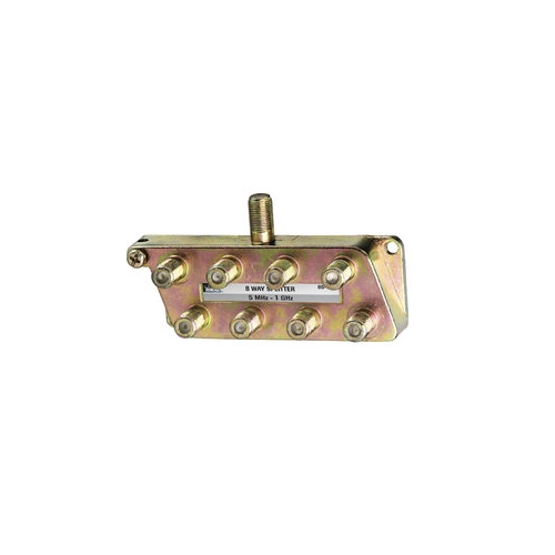 IDEAL, Digital TV Splitter, High Performance, Split Ratio: 0.334027777777778, Impedance: 75 OHM, Bandwidth: 5 MHZ - 1 GHZ, Finish: Nickel plated, Rfi Shielding: 120 dB