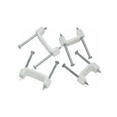 IDEAL, Cable Staple, Cable Type: ROMEX, Non-Metallic And Underground Feeder Cable, Staple Size: 3/4 IN, Material: Smooth Plastic, Color: White, Insulation: Insulated, Finish: Zinc-Plated Nails