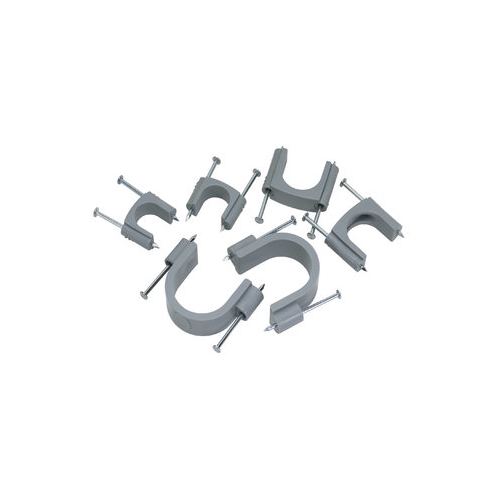 IDEAL, Strap, Service, Cable Size: 2 AWG, Cable Type: SEU, Material: Smooth Plastic, Color: Grey, Insulation: Insulated, Finish: Zinc-Plated Nails