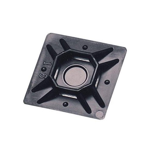 IDEAL, Mounting Pad, Mount Size: 0.990 IN Width X 0.200 IN Height, Material: Nylon, Color: Natural, Slot Height: 060 IN, Slot Width: 0.200 IN, Screw Diameter: #6