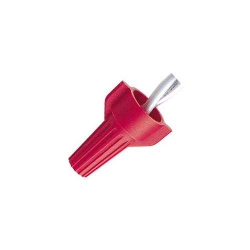 Buchanan, Wire Connector, WingTwist, Conductor Range: 18 - 10 AWG, 2/12 AWG Min, 5/12 AWG MAX, Number Of Conductors: 2 to 6, Material: Flame-retardant Polypropelene, Color: Red, Voltage Rating: 600 V, Environmental Conditions: Tough, UL 94V-2 Flame-Retardant Shell Rated At 105 DEG C (221 F), Model Number: WT52