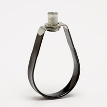 Product image for B-Line FIG-200C-3/4-PVC TOLCO Trimline Plastic Coated Adjustavble Band Hanger, 0.8690"H x 3.1020"L x 1.2460"W