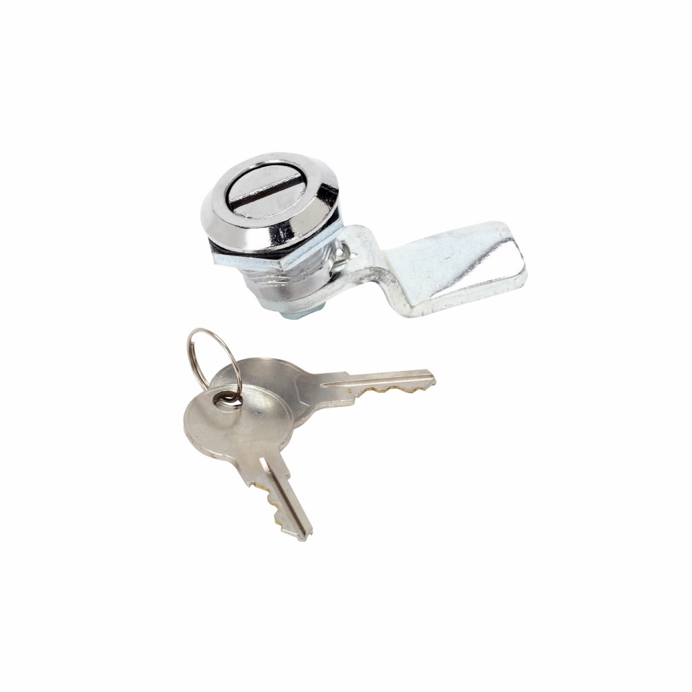 Product image for B-Line 25270-A Chrome, Type 4 and type 12 security latch kits, Slotted flush latch