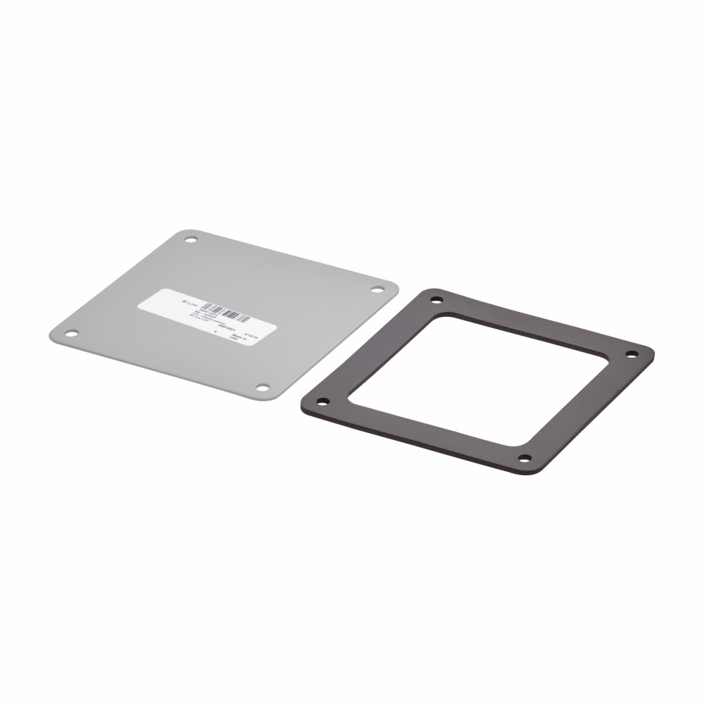 Product image for B-Line 66-12FCP Closure plate, NEMA 12 rated, Steel, 6" X 6"