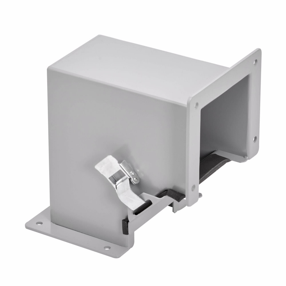 BLine 4412LE9B Wireway Elbow Fitting, Sealing plate kit, Layin, 90? elbow, inside opening