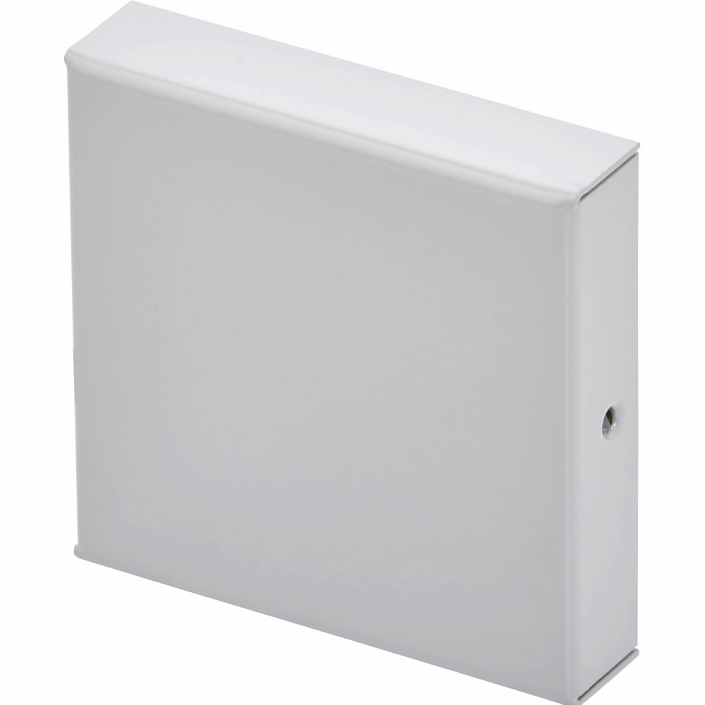 Product image for B-Line 22-HSE-NK Wireway End, No knockout, NEMA 1, Steel, ANSI 61 gray painted, 2.5" X 2.5"