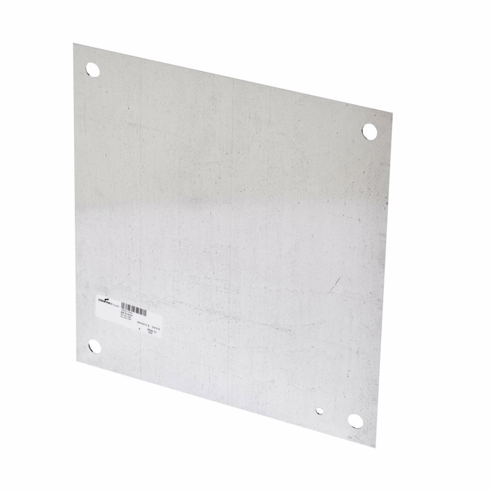 Product image for B-Line AW1612P Mounting Panel, Steel, Used with 16" X 12" enclosures, Flat panel for fiberglass enclosures