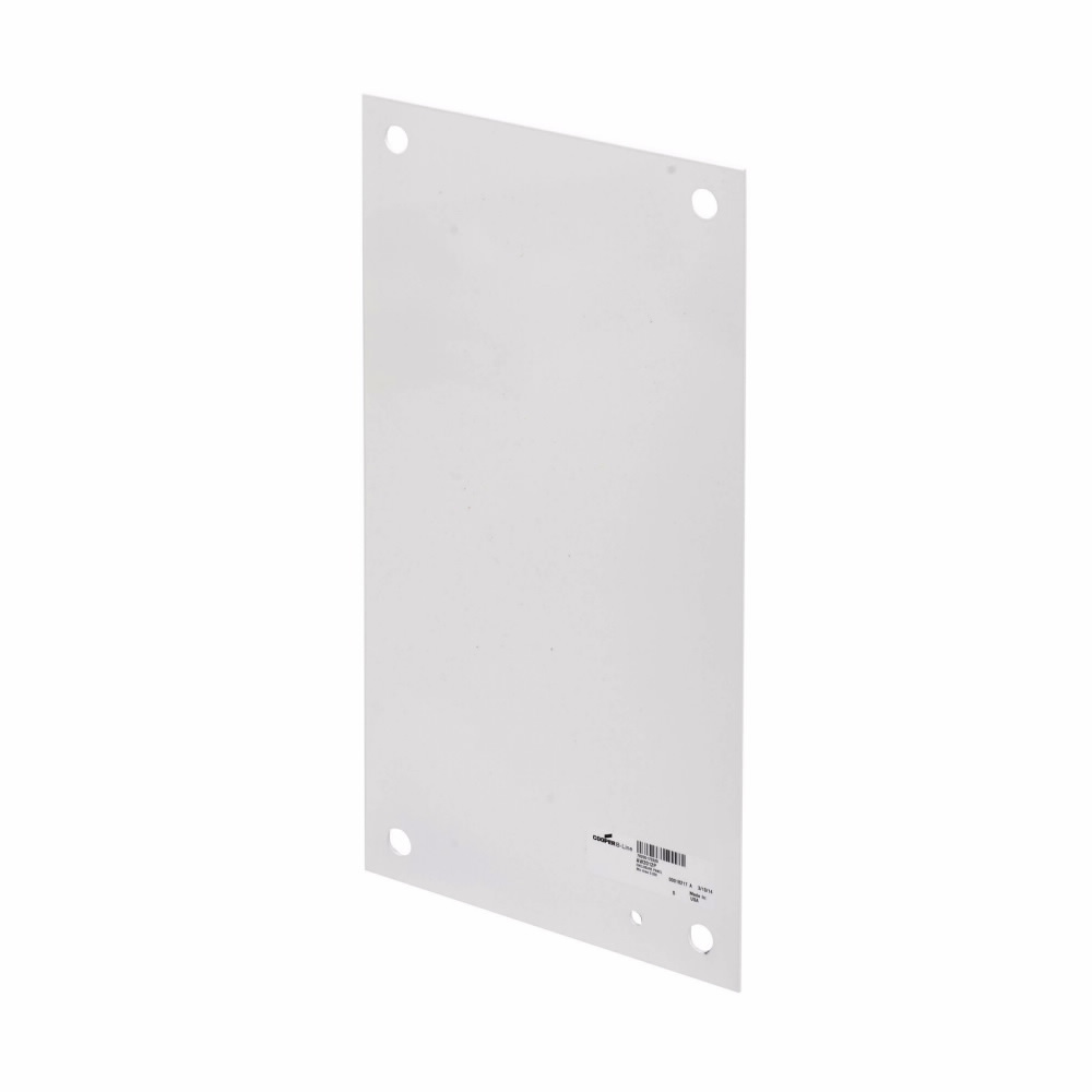 Product image for B-Line AW1616P NEMA 1, White powder coated, Used for installation in type 1 medium enclosures, Steel, NEMA flat panel, 12 gauge