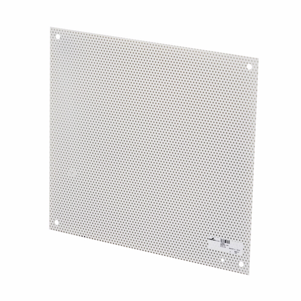 Product image for B-Line AW1616-1PP NEMA 1, White powder coated, Steel, Medium perforated panels