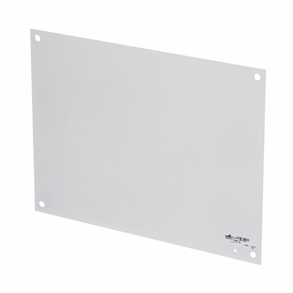 Product image for B-Line AW2424-1P NEMA 1, White powder coated, Used in type 1 medium panel enclosures, Steel, Fits 20" X 24" enclosures, Type 1 medium enclosure and NEMA flat panels, 14 gauge