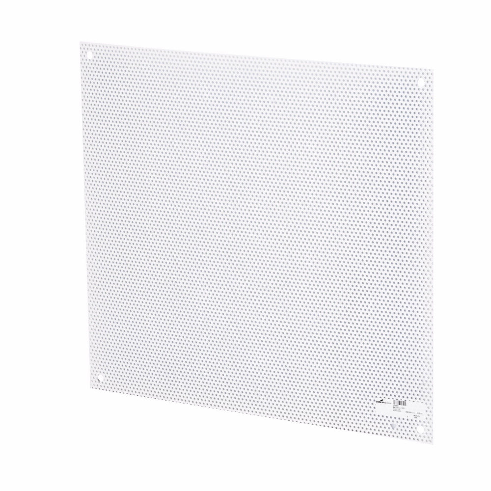 Product image for B-Line AW2424-1PP NEMA 1, White powder coated, Steel, Fits 20" X 24" enclosures, Medium perforated panels