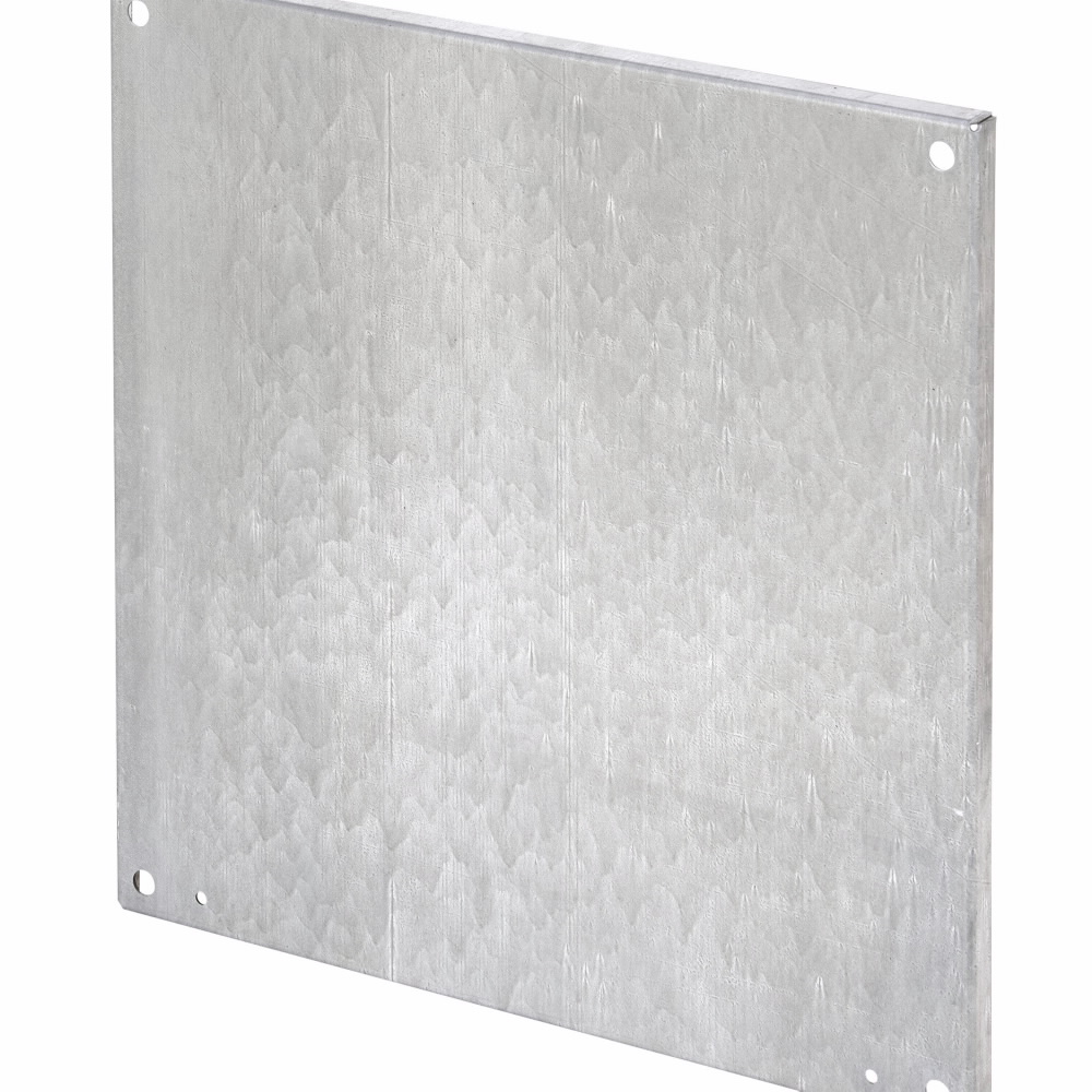 Product image for B-Line AW3024P NEMA 4X, White powder coated, Steel, Fiberglass accessories, Fits 30" X 24" enclosures, Back panel, 12 gauge