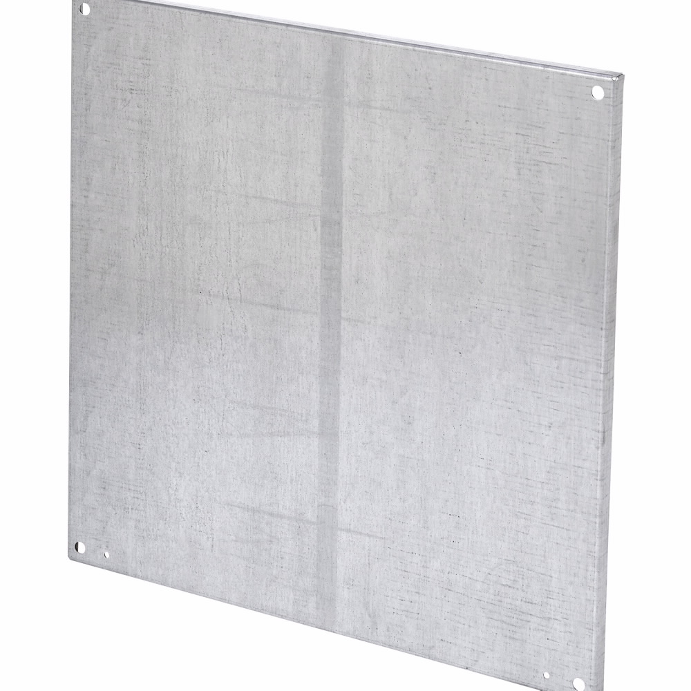 Product image for B-Line N2420P Panel Enclosure, NEMA 3R, ANSI 61 gray painted, Protects against rain, sleet and ice formation, Galvanized steel, Wall mounting, Type 3r large continuous hinge cover, 24" X 20" panel