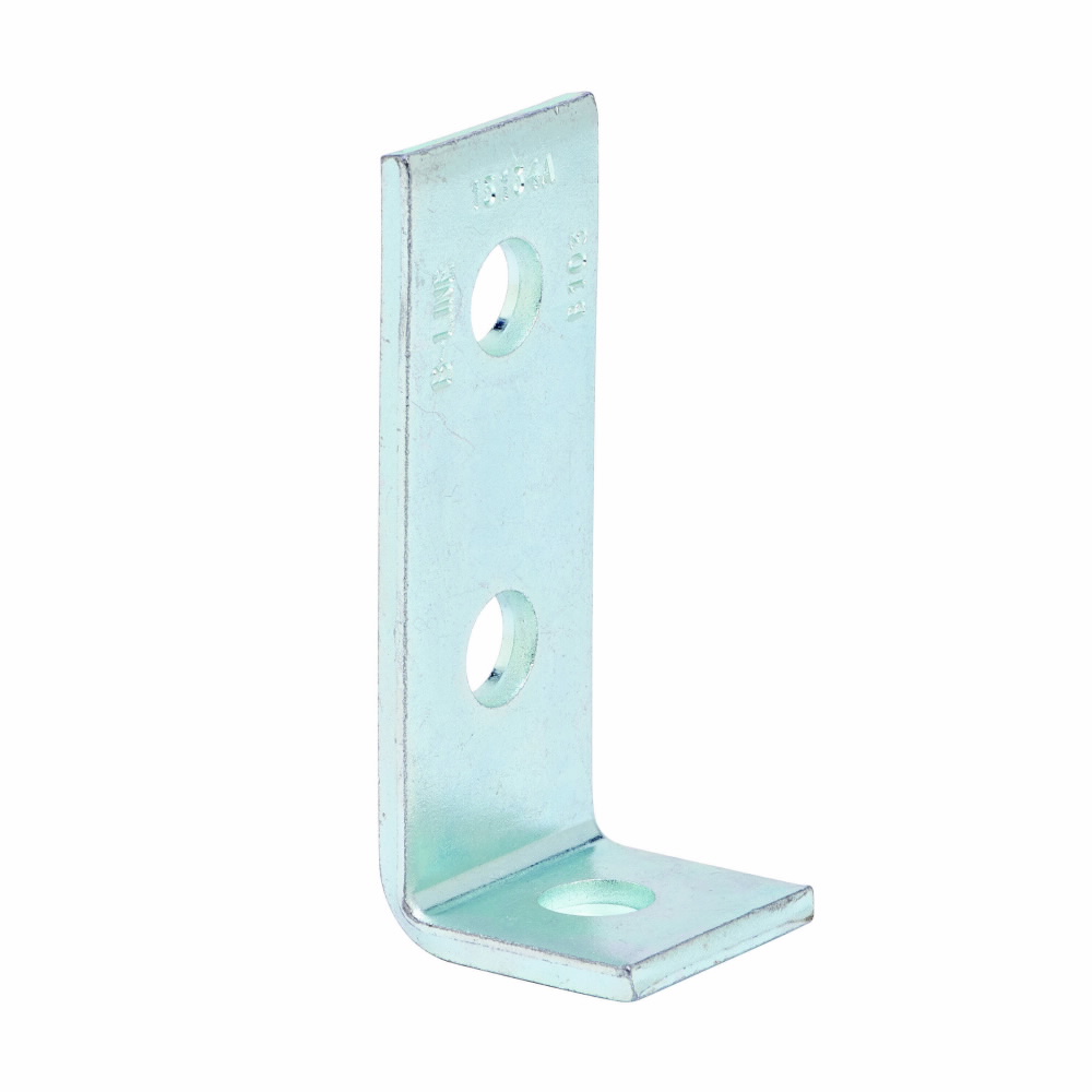 Product image for B-Line B103ZN Zinc Plated 3-Hole Corner Angle