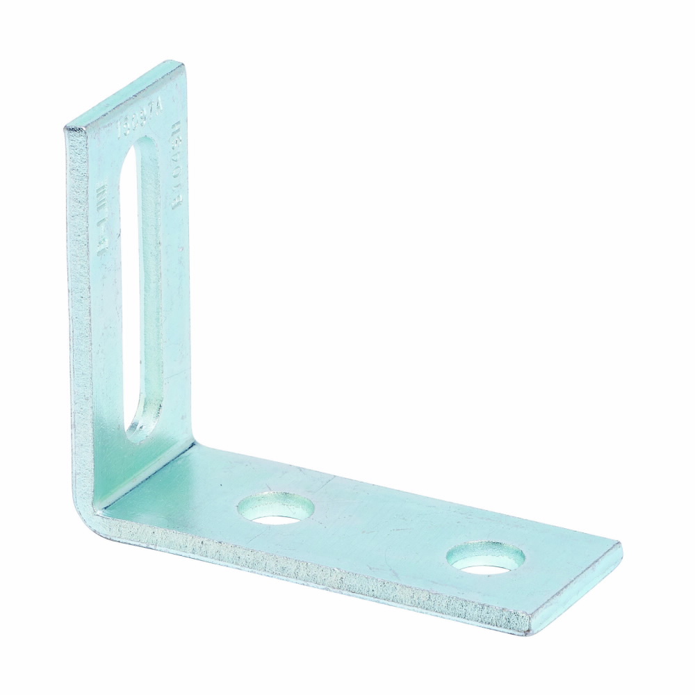 Product image for B-Line B104SHZN Zinc Plated 4-Hole Adjustable Corner Angle
