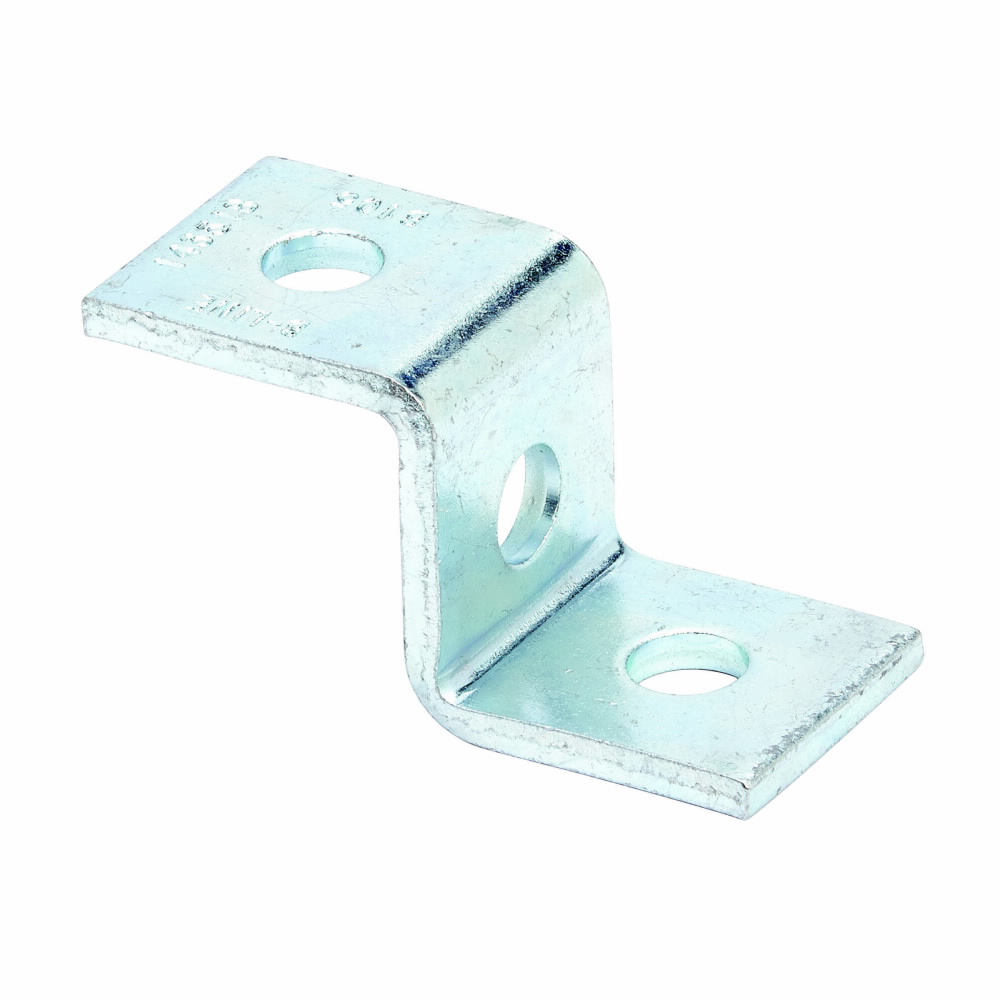Product image for B-Line B105ZN 3-Hole Z-Support for B22 Zinc Plated Channel