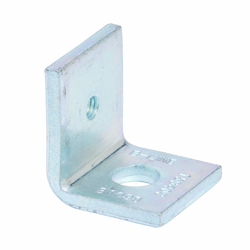 Product image for B-Line B109SZN 2-Hole Zinc Plated Tapped Corner Angle
