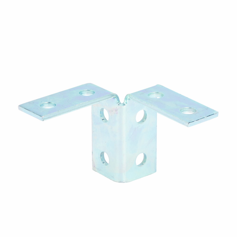 Product image for B-Line B121ZN 8-Hole Zinc Plated Double Corner Connection