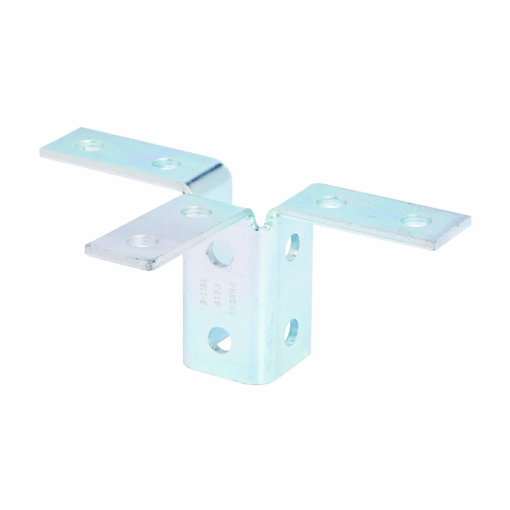 Product image for B-Line B123ZN 12-Hole Zinc Plated Triple Wing Connection