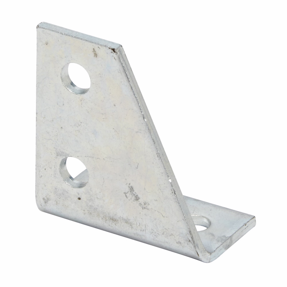 Product image for B-Line B134RZN 4-Hole Zinc Plated Right Hand Corner Gusset
