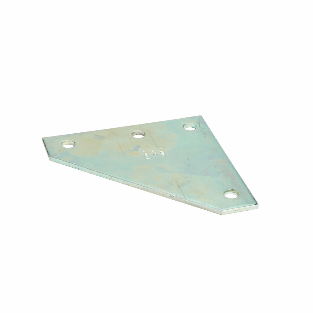 Product image for B-Line B137ZN 4-Hole Zinc Plated Corner Gusset Plate