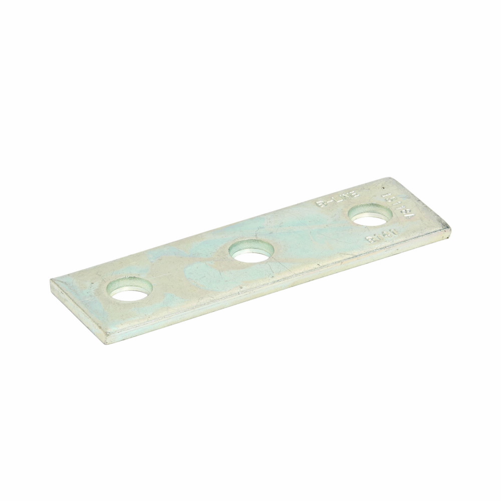 Product image for B-Line B141ZN Zinc Plated 3-Hole Splice Plate