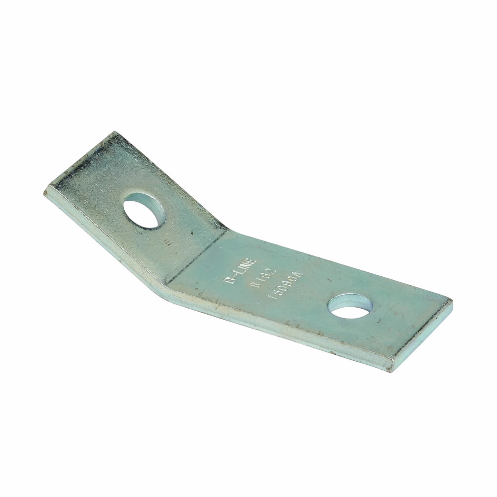 Product image for B-Line B162ZN 2-Hole 30 Degree Zinc Plated Open Angle