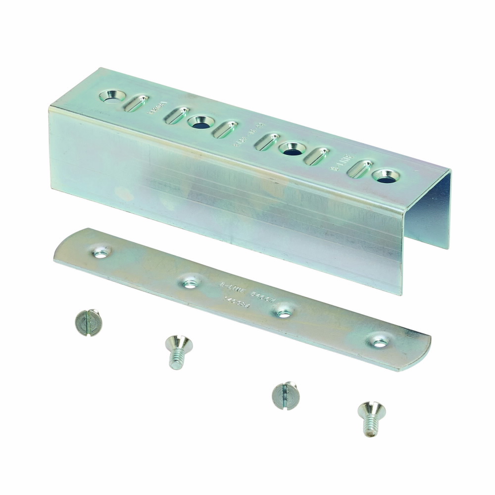 Product image for B-Line B166-46-22ZN 4-Hole Splice Clevis Assembly for B22 and 24 and 26 Channel