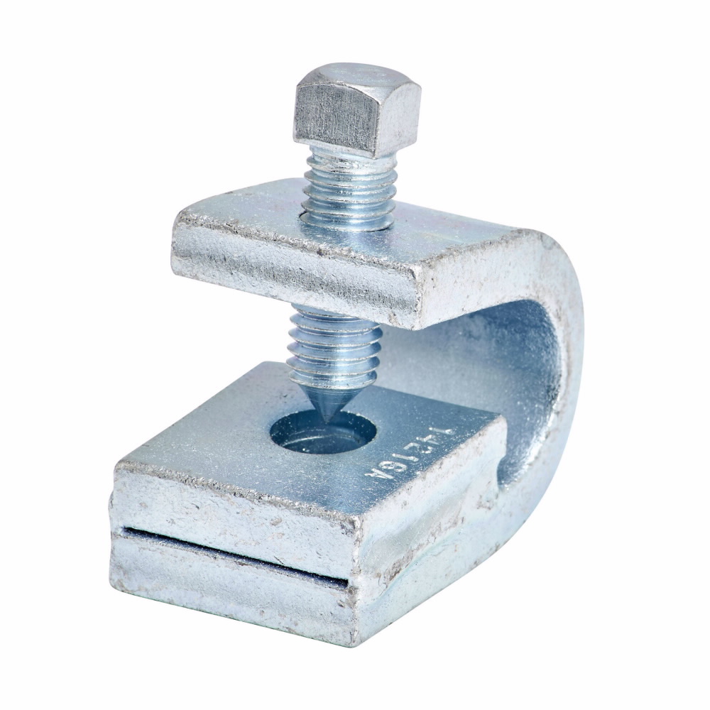 Product image for B-Line B210ZN 5/8 Inch Max Flange Zinc Plated Beam Clamp