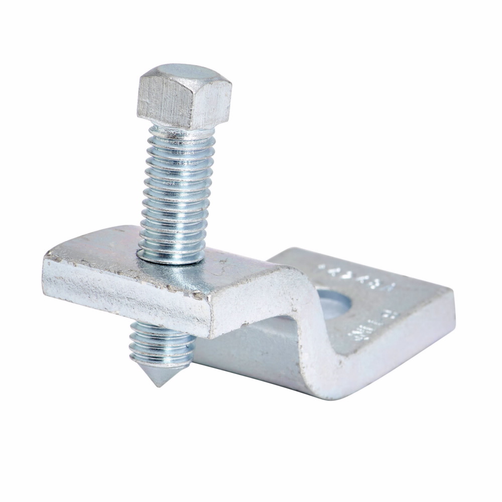 Product image for B-Line B211ZN 1 Inch Max Flange Zinc Plated Zee Beam Clamp