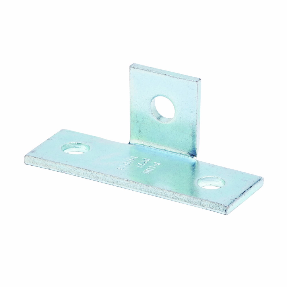 Product image for B-Line B237ZN 3-Hole Zinc Plated Offset Bent Tee