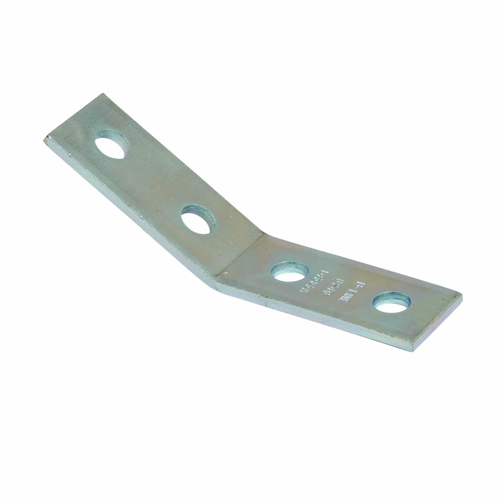 Product image for B-Line B246ZN 4-Hole 30 Degree Zinc Plated Open Angle