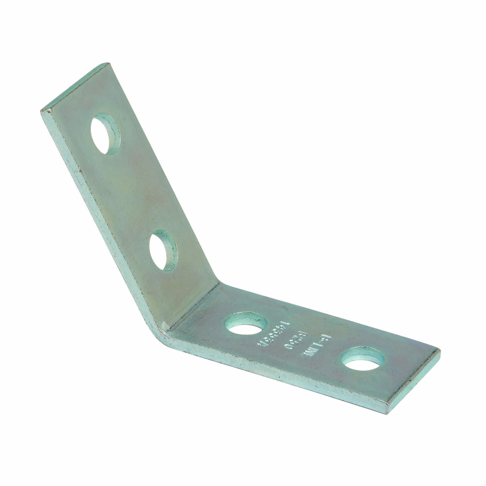 Product image for B-Line B250ZN 4-Hole 60 Degree Zinc Plated Open Angle