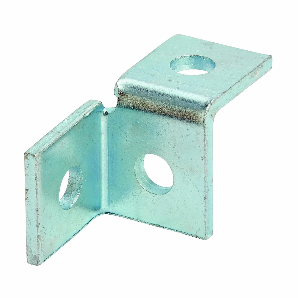 Product image for B-Line B267LZN 3-Hole Zinc Plated Left Hand Single Corner Connection