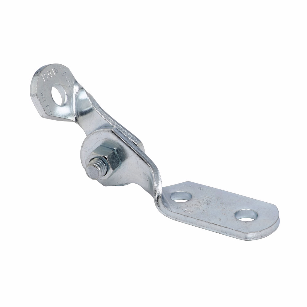 Product image for B-Line B335-1ZN 2-Hole Zinc Plated Adjustable Hinge