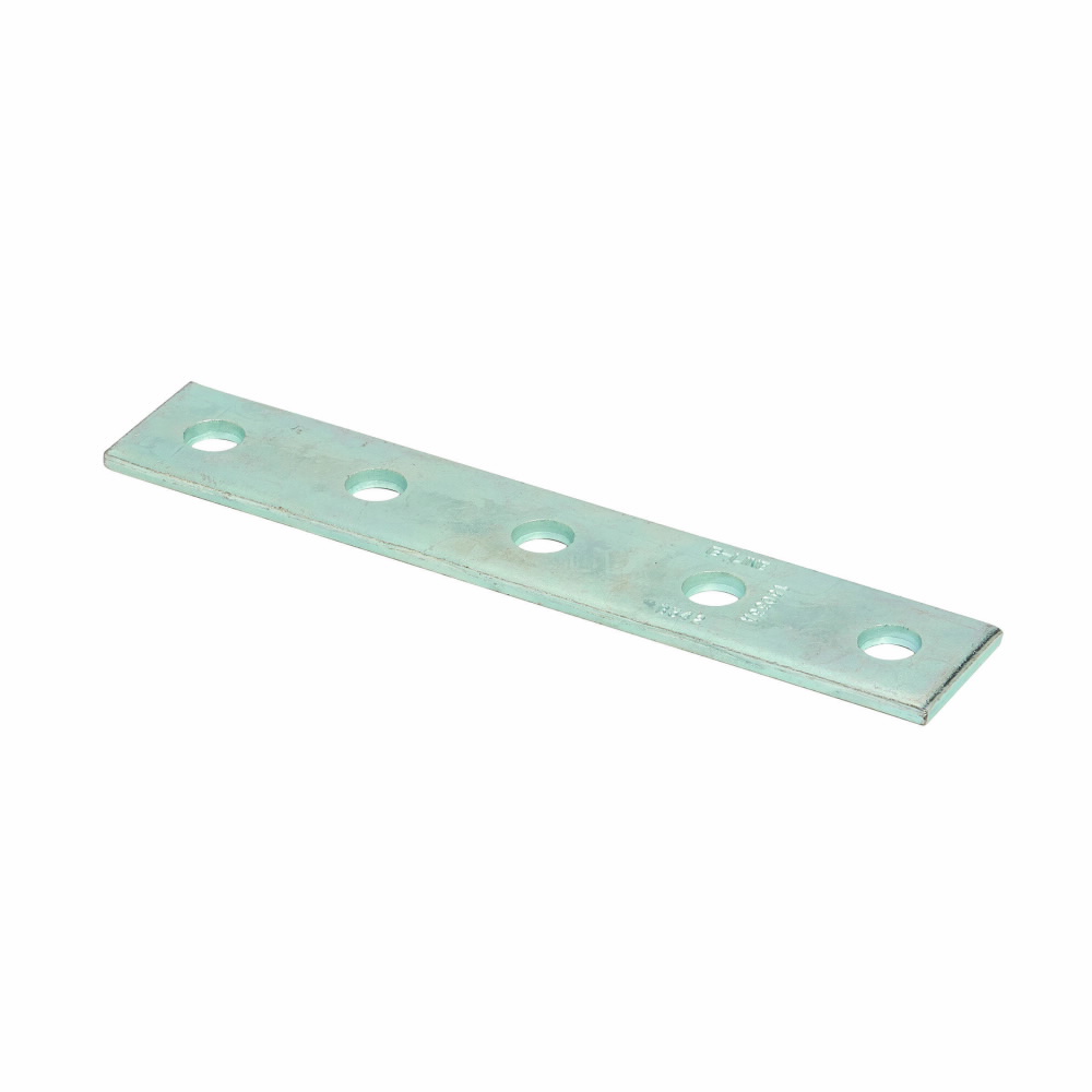 Product image for B-Line B342ZN 5-Hole Zinc Plated Splice Plate