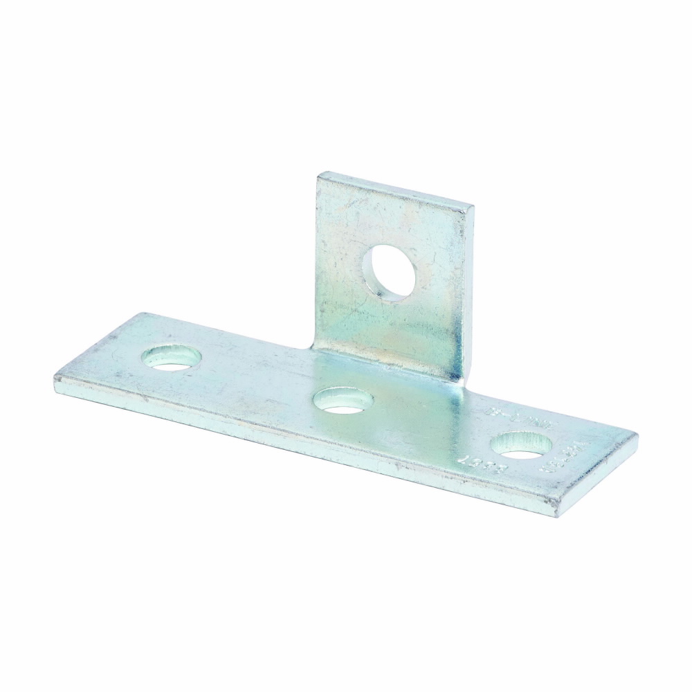 Product image for B-Line B357ZN 4-Hole Zinc Plated Offset Bent Tee