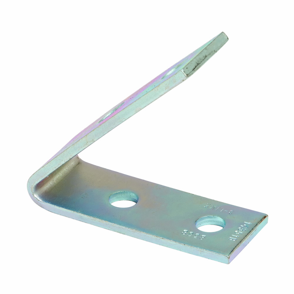 Product image for B-Line B368ZN Zinc Plated 4-Hole 45 Degrees Closed Angle