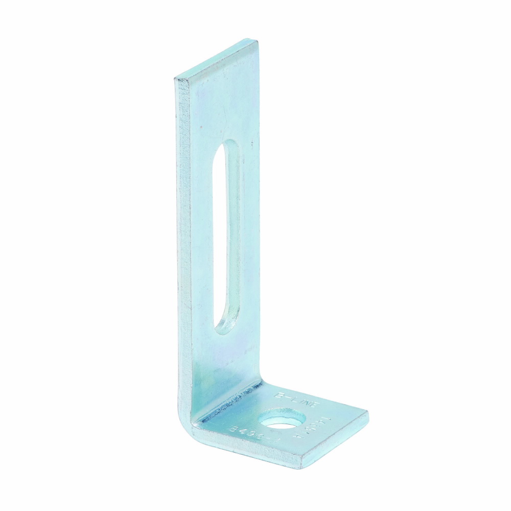 Product image for B-Line B496-1ZN 2-Hole Zinc Plated Adjustable Corner Angle
