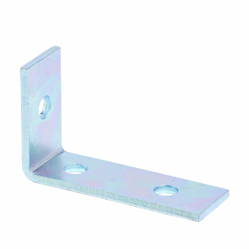 Product image for B-Line B529ZN 3-Hole Zinc Plated Corner Angle
